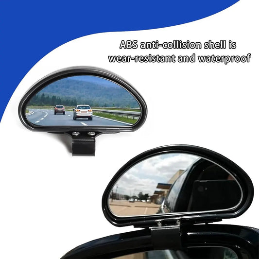 Blind Spot Mirror - 2 Pieces - Rearview Mirror - Exterior Mirrors - Blind Spot Mirror - Reflector - Wide Angle Mirror - Adjustable - 15*5.5 cm - Black - Car Accessories - For Car SUV and Truck - Image 3