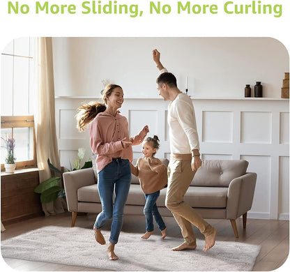 Anti-slip corners - Carpet tape - Carpet grippers - 8 pieces - Anti-slip mat, rug, carpet - Reusable pads - Self-adhesive double-sided - Image 4
