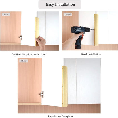 10 pieces - Handle - Furniture handle - Kitchen cabinet handles - Concealed handle - Furniture handles - Cabinet handle - Drawer handles - Door handle - Brushed gold - Arc handle - Aluminum alloy - 96mm - Image 2