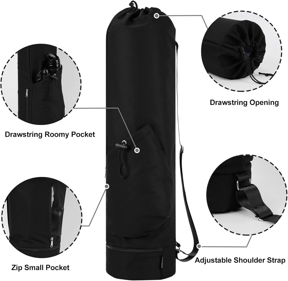 Yoga Mat Bag - Large Yoga Bag - Waterproof Yoga Mat Bag - Image 4
