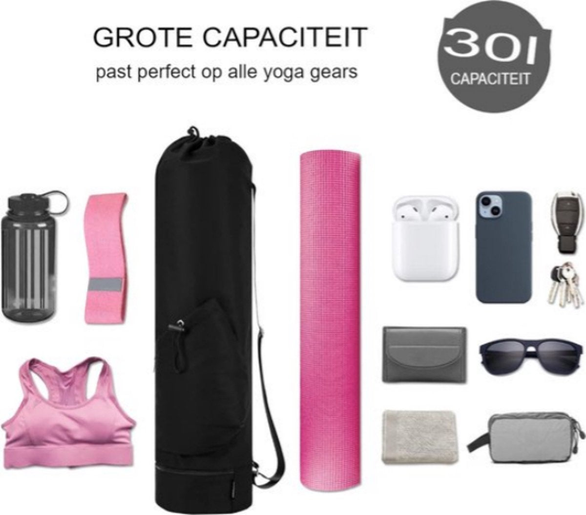 Yoga Mat Bag - Large Yoga Bag - Waterproof Yoga Mat Bag - Image 5