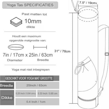Yoga Mat Bag - Large Yoga Bag - Waterproof Yoga Mat Bag - Image 6