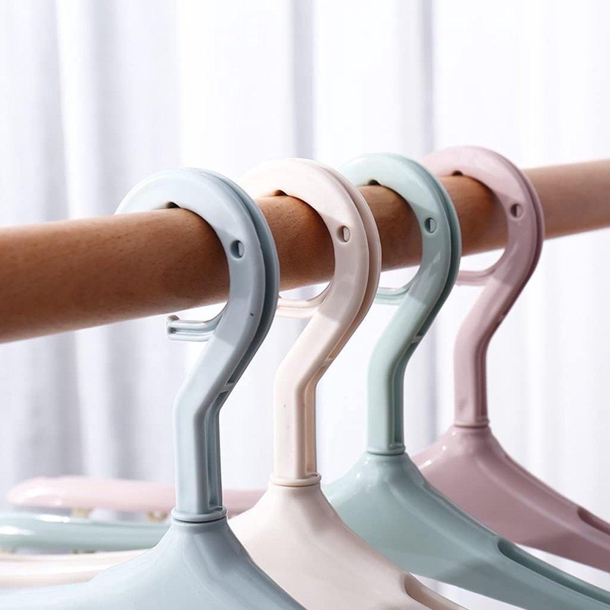 Sock dryer - 4 pieces 8 clips - Blue green purple yellow - Sock hanger - Sock dryer - Bras - Underwear - Sock drying rack - Drying rack - Drying rack - Small clothes rack - Washing hanger - Sock drying rack - Sock hanger - Windproof - Image 5