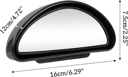 2 pieces (right and left) - Rearview mirror - Banana mirror - Exterior mirrors - Adjustable blind spot mirror - Car mirrors - 16cm - universal - 360 ° - Car/caravan accessories - Image 6