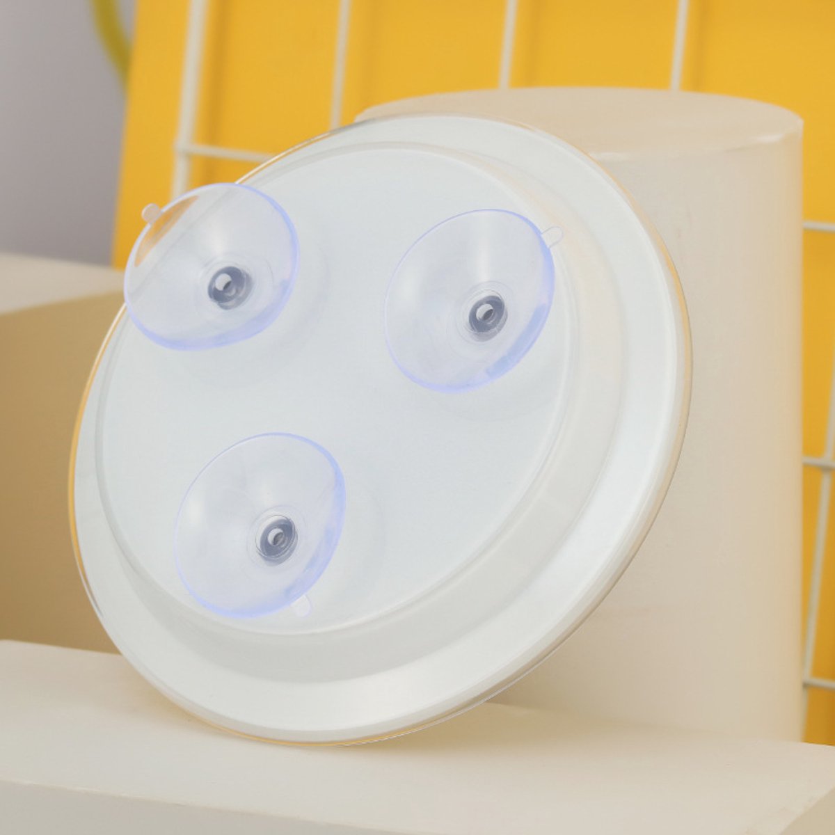 Make-up Mirror - 20x Magnification - With Suction Cup - Magnifying Mirror - Round - Portable Bathroom Shower Mirror - For Detailed Make-up and Skin Care Up Close - 150mm - White - Image 2