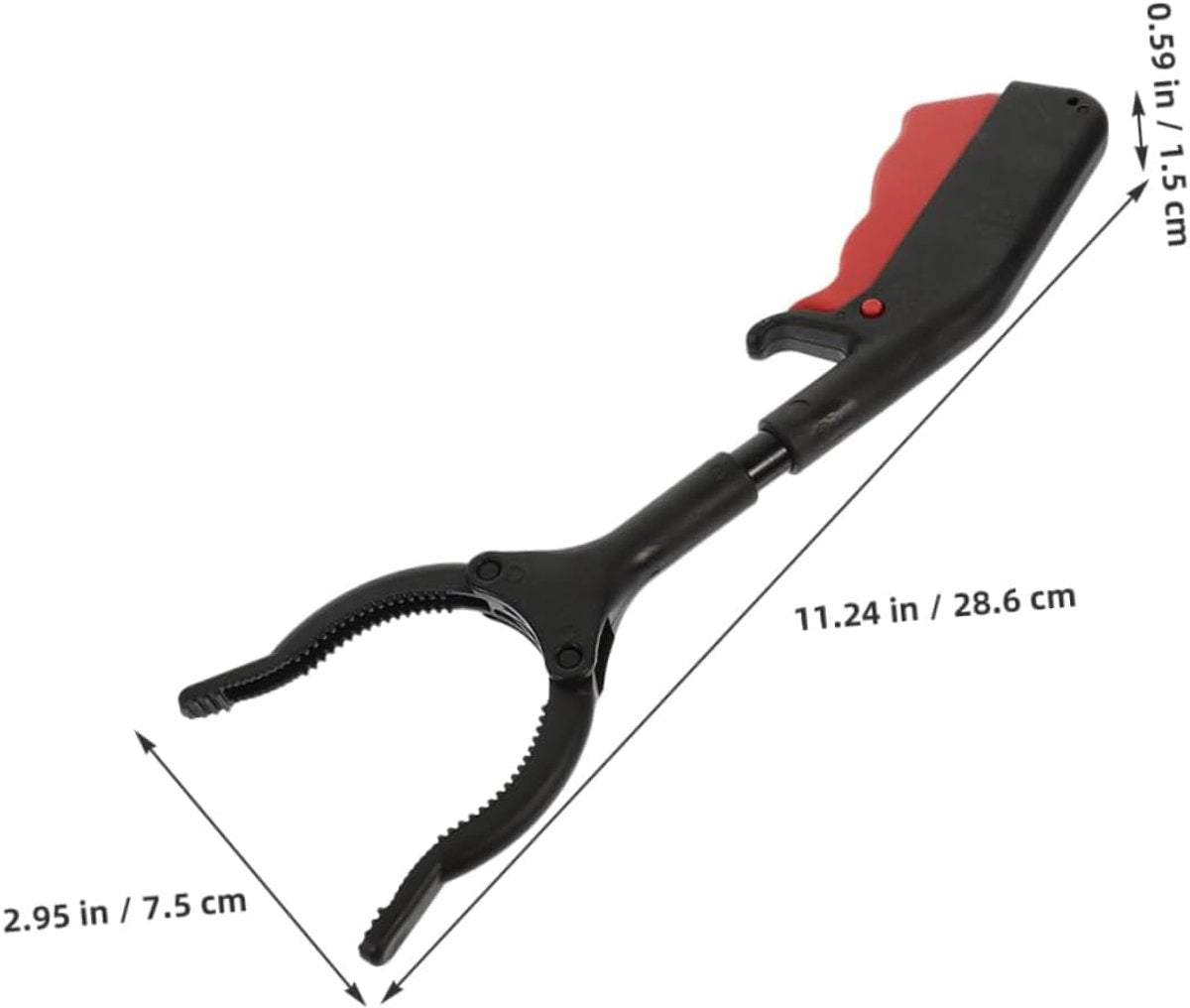 Litter Grabber - Litter Reachers - Pickers - Litter Grabber - Litter Grabber - Litter Grabbers - Litter Picker - Grab Aid - Gripper Extender - Litter Grabber - Black and Red - Plastic and Iron - 30cm - Not Scalable - Image 3