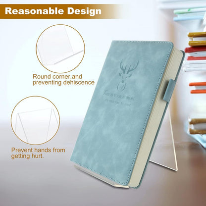 Bookends - 8 Pieces - Plate Holder - Sliding Stand - Phone Holder - Business Card Holder - Book Stand - Durable - Adjustable - Transparent - For Books, Cookbooks, Magazines, Postcards, Artwork - Acrylic - 10*11.5*13cm - Image 2