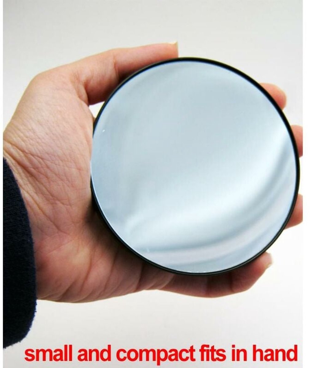 Make-up Mirror - 15x Magnification - With Suction Cup - Magnifying Mirror - Round - Portable Bathroom Shower Mirror - For detailed make-up and skin care up close - 88mm - Image 2