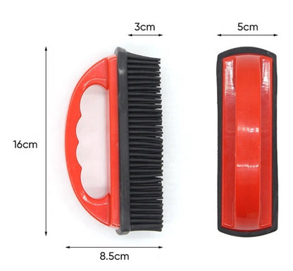 Pet Hair Remover for Fabric - Remove Dog and Cat Hair from Clothing, Furniture, Cushions and Car Interior - Rubber Hair Remover - Soft Deshedding Brush - Black - For Pets and Furniture - Image 3