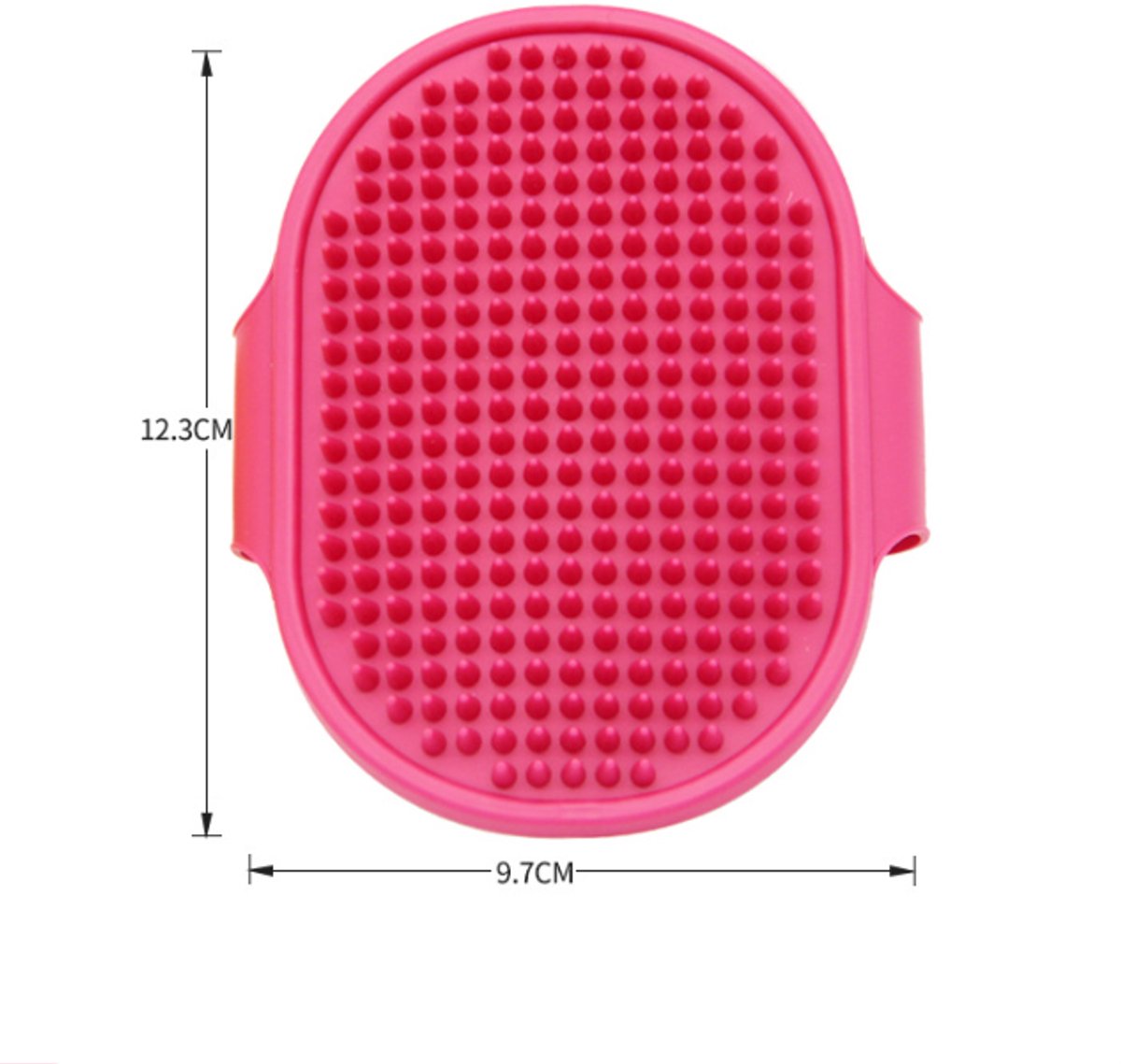 Pet Hair Remover - 2 Pieces - Cat Comb - Pet Hair Remover - Pet Grooming Gloves - Pet Silent Hair Removal Gloves - Dog Brush - Cat Brush - Reusable - For Small, Medium and Large Pets - Blue+Pink - Image 4