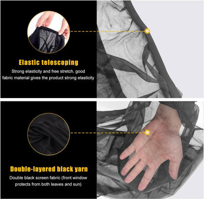 Car Sunshade - 4 Pieces - Suitable for Front and Rear Windows - Polyester - UV Protection - Car Sunshade for Baby & Child - Car Window Sun Protection - Car Sunshade - Car Accessories - Universal - Black - Image 2