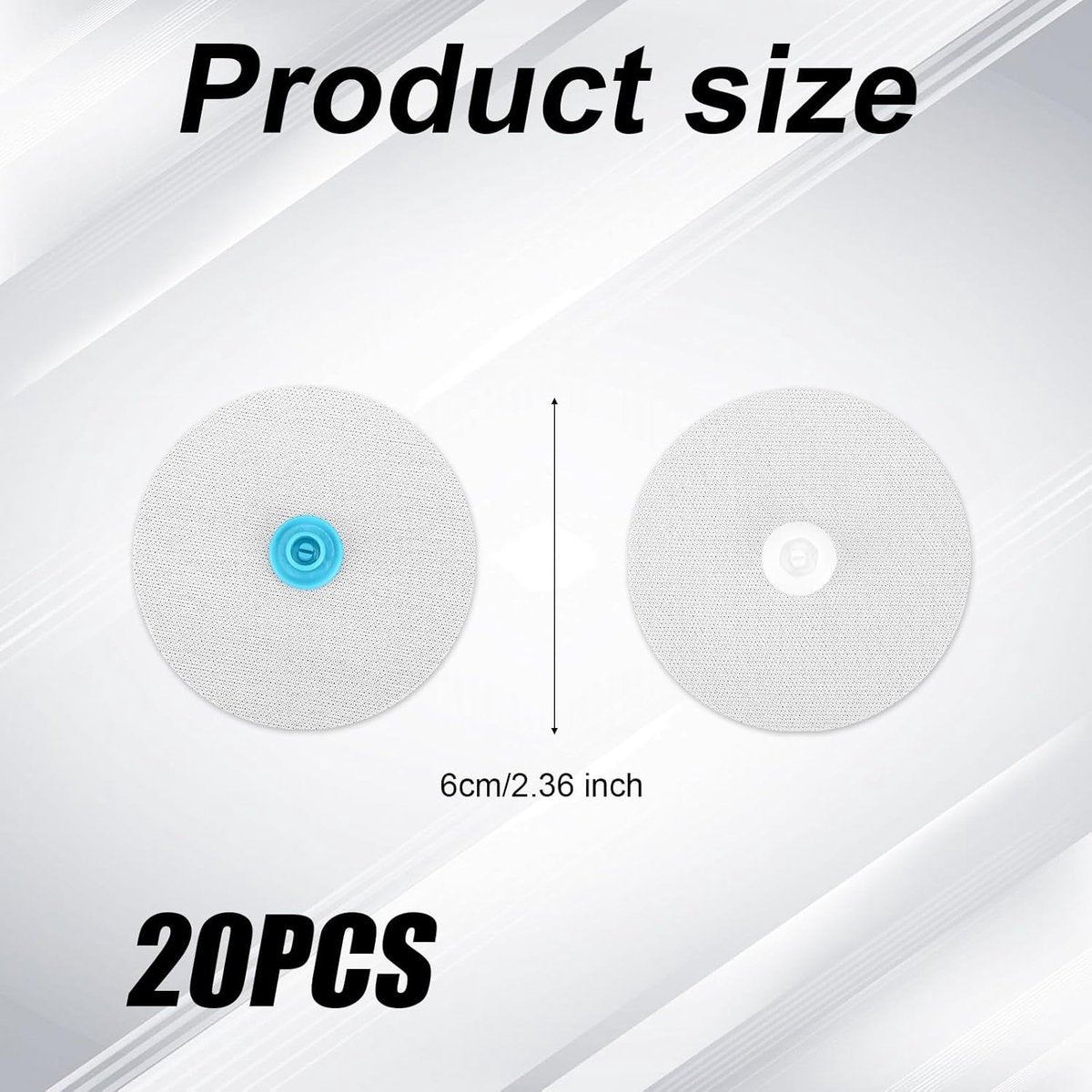 Bedding Snaps - 10 Pairs - Duvet Cover Snaps - Polyester - Plastic - Duvet Clips - Iron-On Duvet Fasteners to Hold Duvet - Duvet Clamps - Bed Sheet Tensioners - 60mm - White - Image 2
