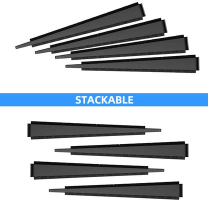 Furniture wedges - 35 pieces - Leveling wedges - Leveling pad Base leg - Furniture coaster - Furniture feet - Wedge set - Leveling wedge - Black - 5*3*0.5 cm - Plastic - Image 2