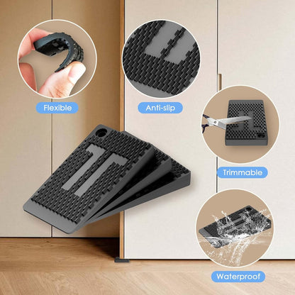 Furniture wedges - 35 pieces - Leveling wedges - Leveling pad Base leg - Furniture coaster - Furniture feet - Wedge set - Leveling wedge - Black - 5*3*0.5 cm - Plastic - Image 4