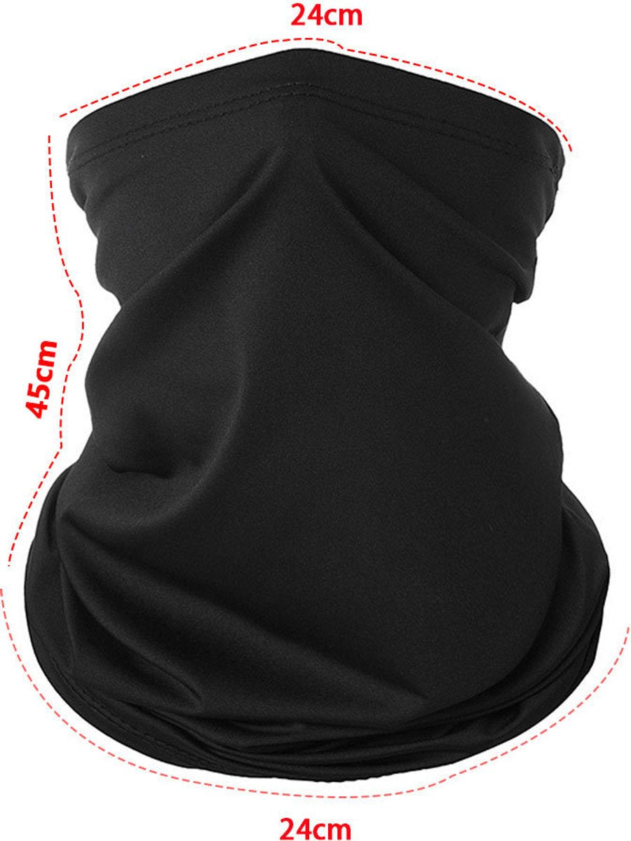 Pieces Neck Scarf - Face Shield - Thin Material for Sports - Multifunctional Neck Warmer - Polyester - Cycling Bike Running Scarf - Unisex - Size One Size - Image 2