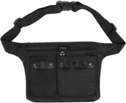 Hairdresser's Bag - Hairdresser's Belt Bag - Hairdresser's Scissor Bag - Canvas - 34*18 cm - For combs, clips - Black