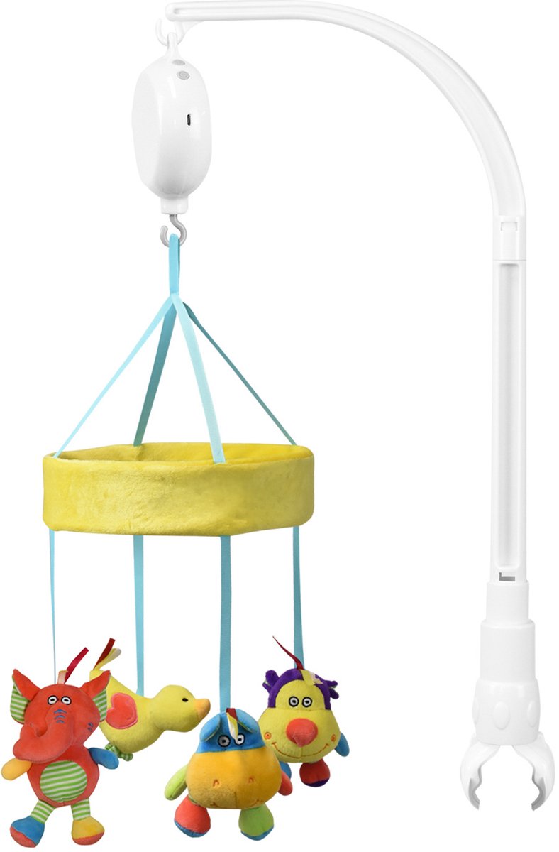 Music mobile holder - Playpen mobile stand - Stylish Playpen mobile holder - Baby mobile bracket - Mobile holder - Suitable for crib & cradle - White - 58*24 cm - Removable - Adjustable - ABS - Image 3