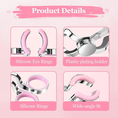 Contact Lens Wearing Aids - Eyelid Wear Aid - Contact Lens Inserter Remover - Contact Lens Eyelid Stretcher - Contact Lens Lens Aid - Lens Suction Cup - Contact Lens Holder - Silicone Soft - Pink - Image 2
