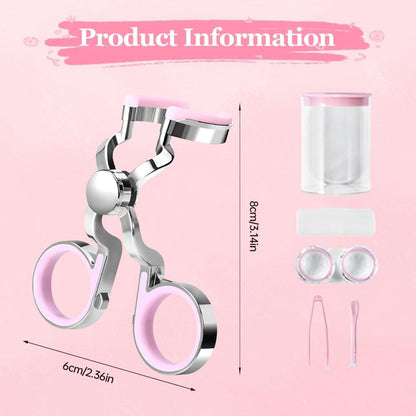 Contact Lens Wearing Aids - Eyelid Wear Aid - Contact Lens Inserter Remover - Contact Lens Eyelid Stretcher - Contact Lens Lens Aid - Lens Suction Cup - Contact Lens Holder - Silicone Soft - Pink - Image 5