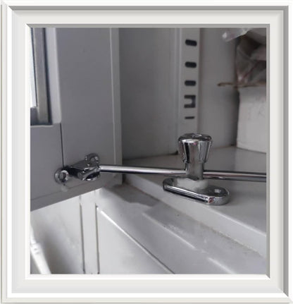 Door stopper - Door retainer - Wind hook - Door hold open - Adjustable - zinc alloy & steel - cabinet door - Tilt position reducer - Door retainer - Door hold open - Maximum angle 135° - screw fixed - Image 3