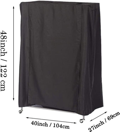 Parrot Cage Cover - Birdcage Cover and Dustproof Covers - Good Night Cover for Parrots - 210D Oxford Cloth - 104*69*122cm - Universal - Blackout - Waterproof - Black - Image 4