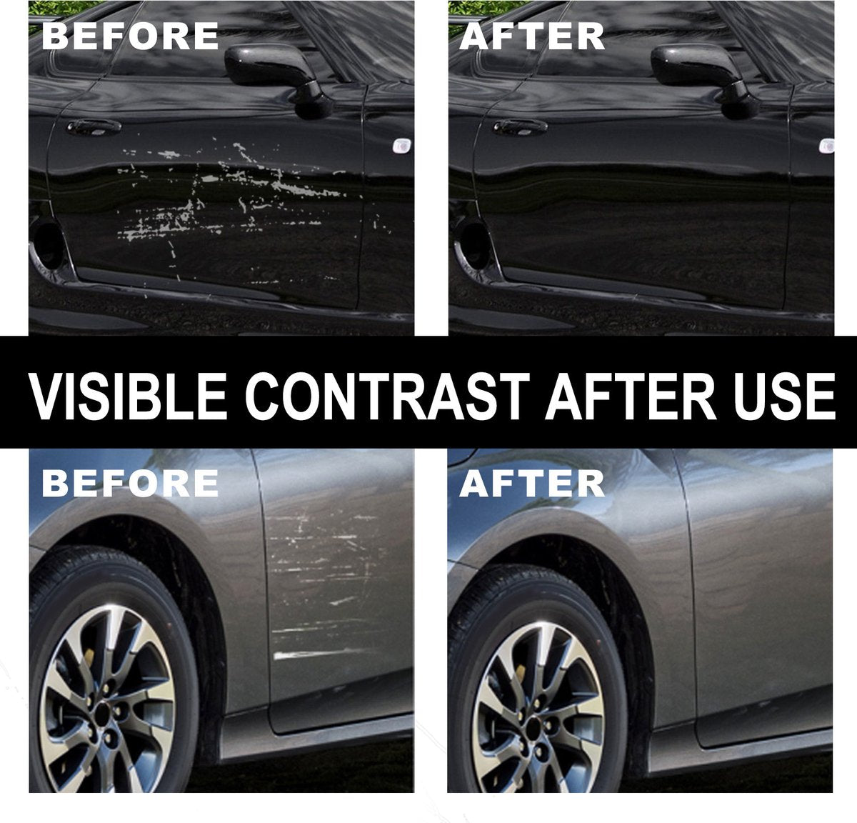 6 Pieces - Car Paint Scratch Remover Scratch Repair Cloth - Nano Scratch Cloth Clean Tool Repair Polishing Cloth - For Cars - Image 4