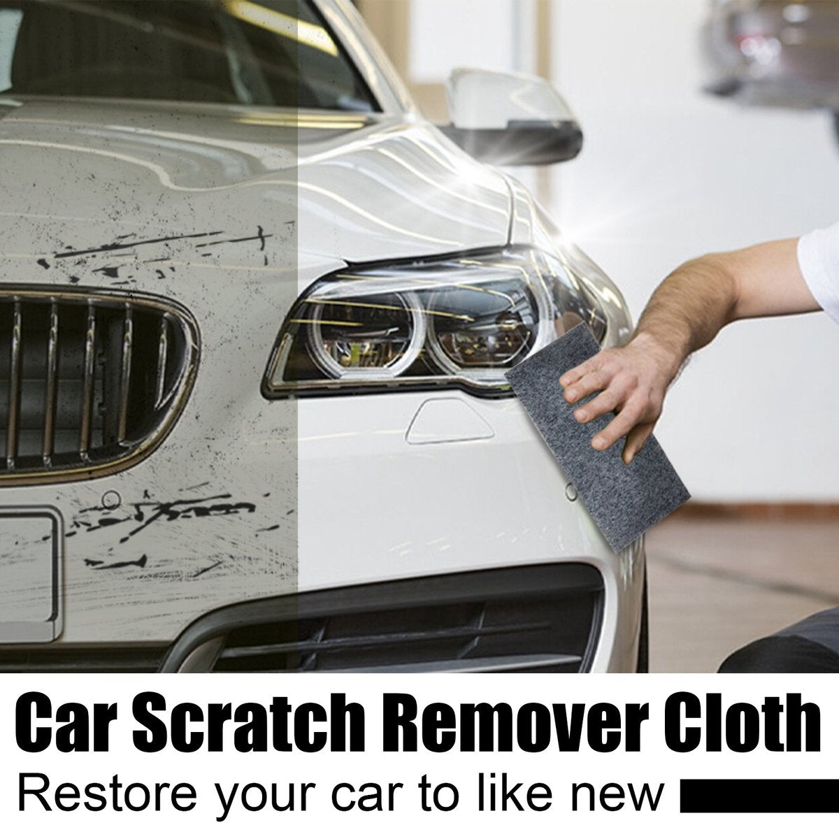 6 Pieces - Car Paint Scratch Remover Scratch Repair Cloth - Nano Scratch Cloth Clean Tool Repair Polishing Cloth - For Cars - Image 6
