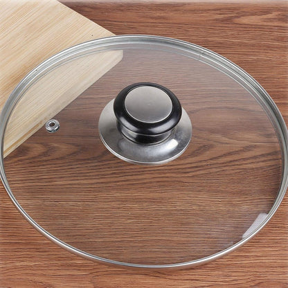 Pot Lid Knob - 5 Pieces - Lid Knob - 5-12mm Universal - Lid Handle - Kitchen Cookware Knob - For Replacing Pot Lids - 5.8*2.3cm - Silver and Black - Image 4
