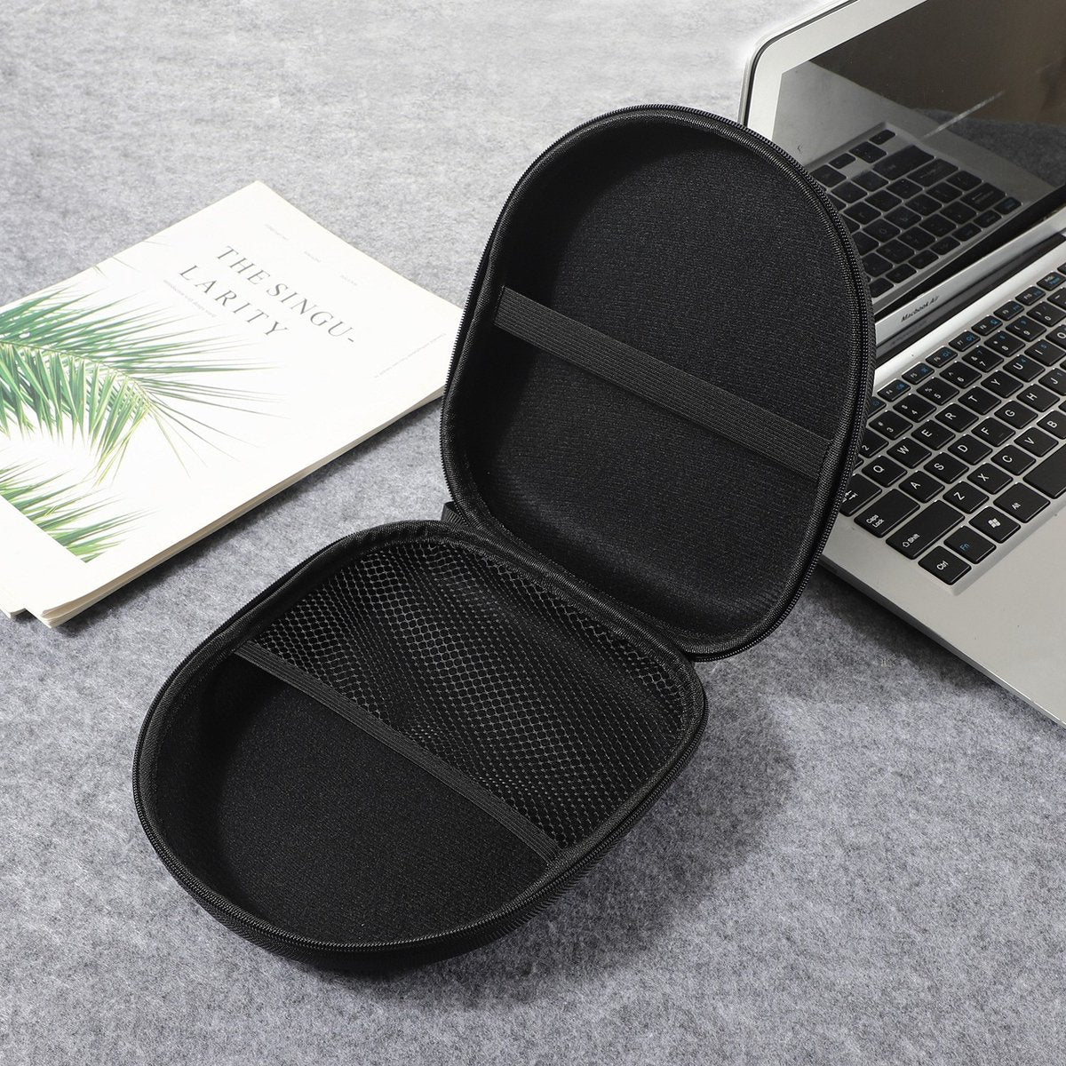 Headphone Case - Hard Protective Case - On-ear / Over-ear - For most brands / Bluetooth / HIFI / Wired headphones / Gaming headset - Headphone Case - Protective Case - Carrying Bag - Waterproof - Shockproof - Earphones Storage Case - High quality! - Image 3