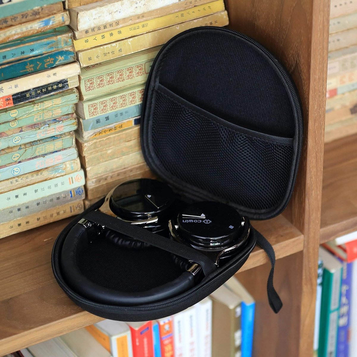 Headphone Case - Hard Protective Case - On-ear / Over-ear - For most brands / Bluetooth / HIFI / Wired headphones / Gaming headset - Headphone Case - Protective Case - Carrying Bag - Waterproof - Shockproof - Earphones Storage Case - High quality! - Image 4