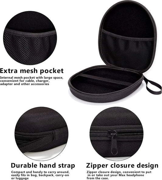 Headphone Case - Hard Protective Case - On-ear / Over-ear - For most brands / Bluetooth / HIFI / Wired headphones / Gaming headset - Headphone Case - Protective Case - Carrying Bag - Waterproof - Shockproof - Earphones Storage Case - High quality! - Image 6