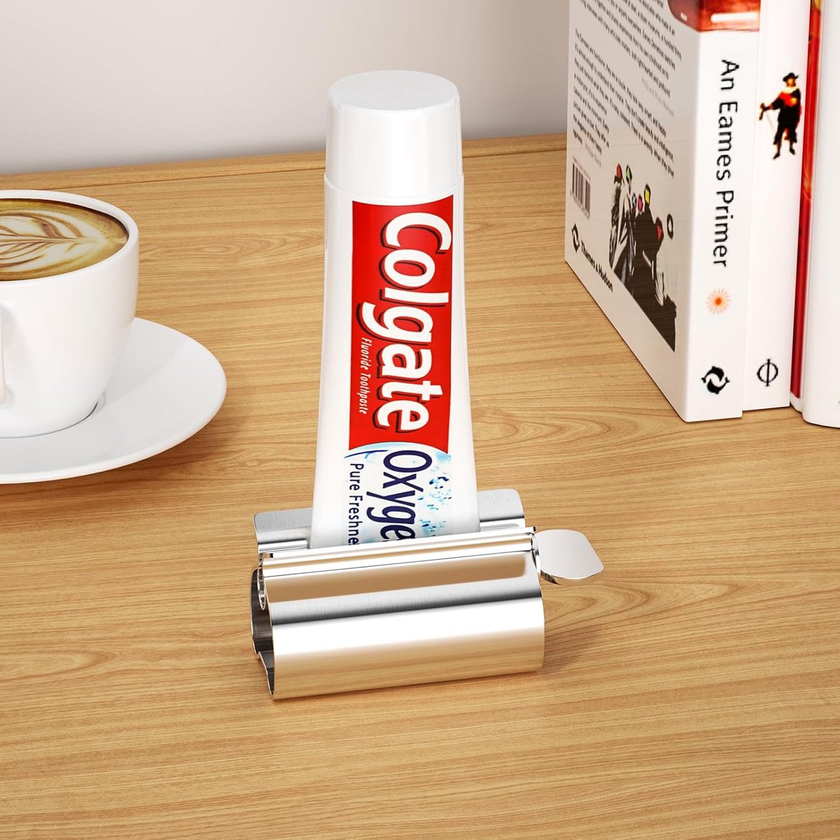 Stainless steel tube squeezer - Tube squeezer for toothpaste and cosmetics - 2 pieces - Image 6