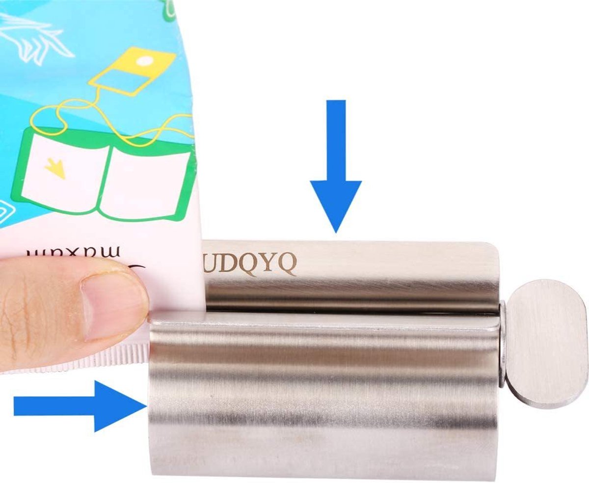 Stainless steel tube squeezer - Tube squeezer for toothpaste and cosmetics - 2 pieces - Image 9