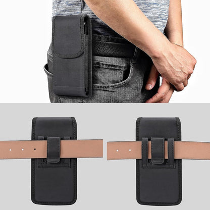 Phone Bag - Phone Holder Belt Men - Belt Clip - For Mobile Phones 6.2-6.5 Inches - Waist Bag - Outdoor Belt Bag - Survival Bag - Black - Image 2