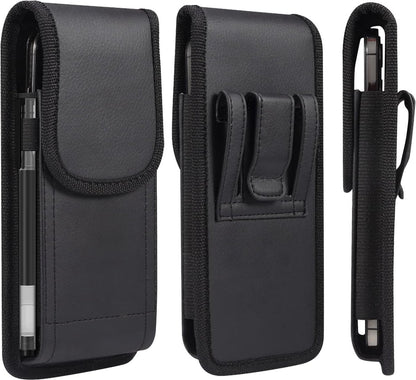 Phone Bag - Phone Holder Belt Men - Belt Clip - For Mobile Phones 6.2-6.5 Inches - Waist Bag - Outdoor Belt Bag - Survival Bag - Black - Image 3