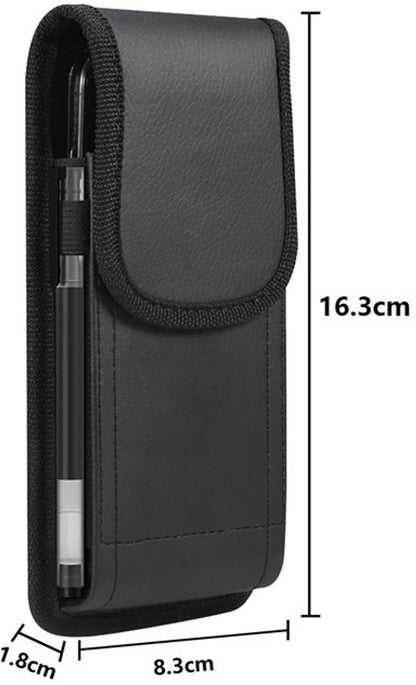 Phone Bag - Phone Holder Belt Men - Belt Clip - For Mobile Phones 6.2-6.5 Inches - Waist Bag - Outdoor Belt Bag - Survival Bag - Black - Image 4