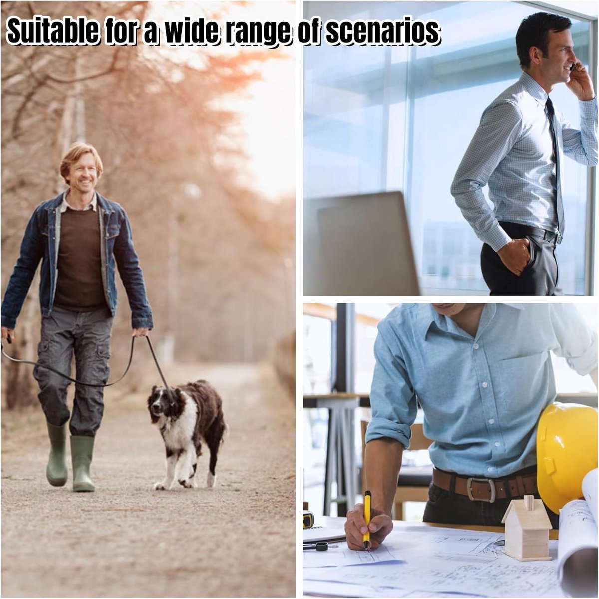 Phone Bag - Phone Holder Belt Men - Belt Clip - For Mobile Phones 6.2-6.5 Inches - Waist Bag - Outdoor Belt Bag - Survival Bag - Black - Image 5