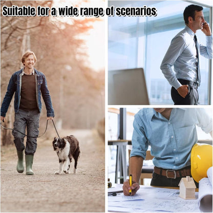 Phone Bag - Phone Holder Belt Men - Belt Clip - For Mobile Phones 6.2-6.5 Inches - Waist Bag - Outdoor Belt Bag - Survival Bag - Black - Image 5