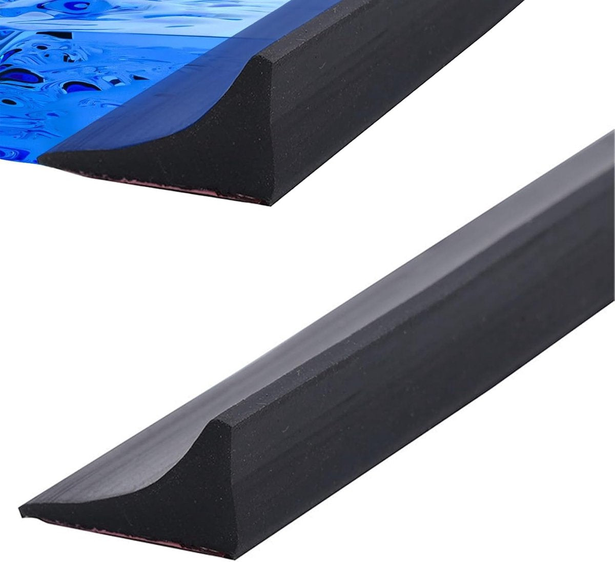 Shower thresholds - 2 meters - Anti-water strip - Foldable shower water dam - dry and wet separation - black - Sanitary Water Stopper - TPE - shower threshold water stop barrier and retention system and keeps water within the threshold - Image 8