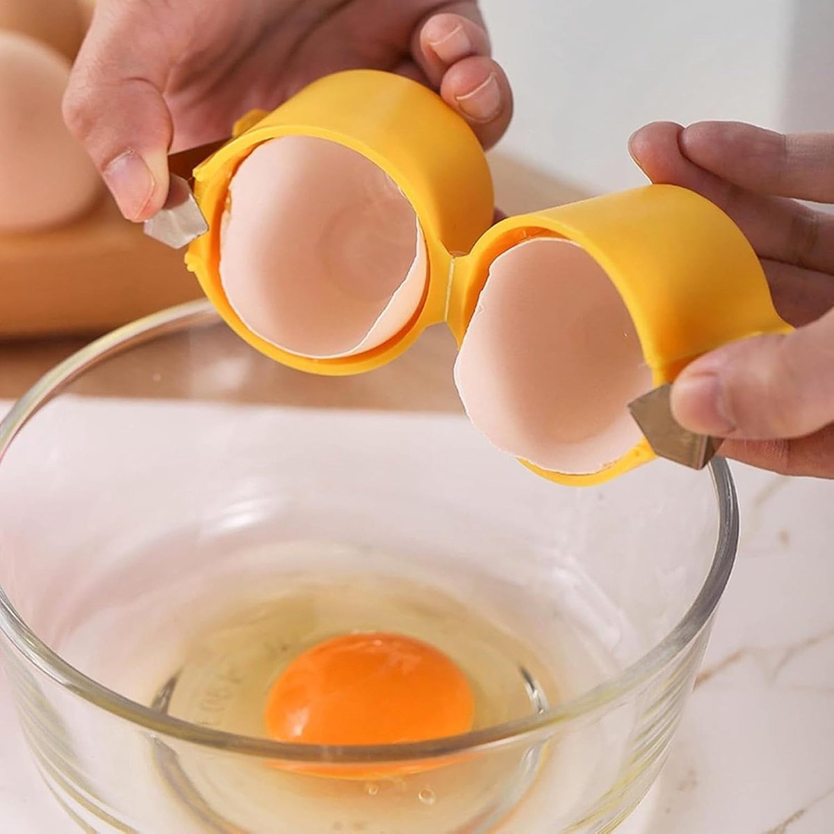 Eggshell Cutter - 3 Pieces - Egg Slicers - Eggshell Opener for Hard-Boiled Eggs, Egg Cracker Tool for Raw Eggs, for Soft-Boiled Eggs, Stainless Steel Egg Slicer, Eggshell Slicer for Home Kitchen Use - Image 8
