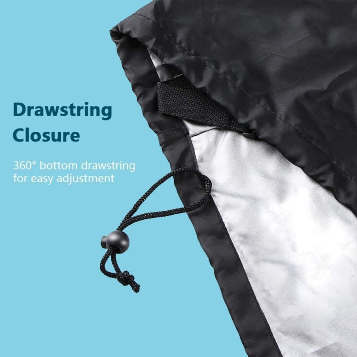 Waterproof Chair Cover - Set of 2 - Garden Chair Cover - Protective Cover for Garden Furniture - Garden Furniture Cover - Garden Chair Cover - 96 x 79 x 74 cm - For Outdoor Use in the Garden, Balcony or Terrace - Black - 210D Oxford Cloth - Waterproof - D - Image 2