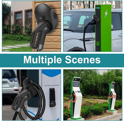 Charging cable mounting bracket for car - universal cable holder for EV - black - Image 5