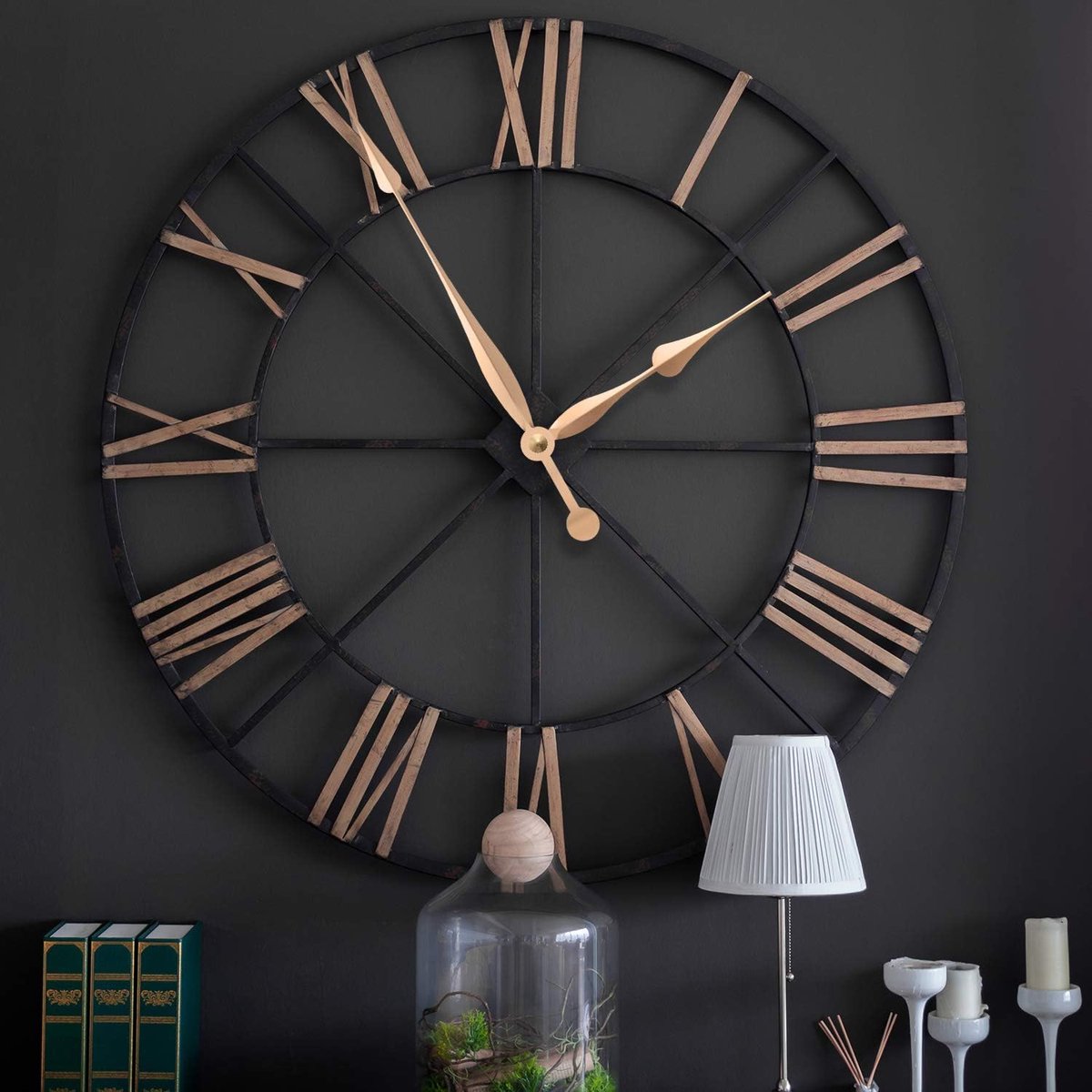 Quartz Clock Movement - Buy and Replace New Loose Clock Movement - High Torque - Long Hands Clock Movement - Gold and Black - Metal - Hour Hand Replacement Clock Movement - For Living Room Decoration, Art Decoration, Office, Bedroom - Image 5