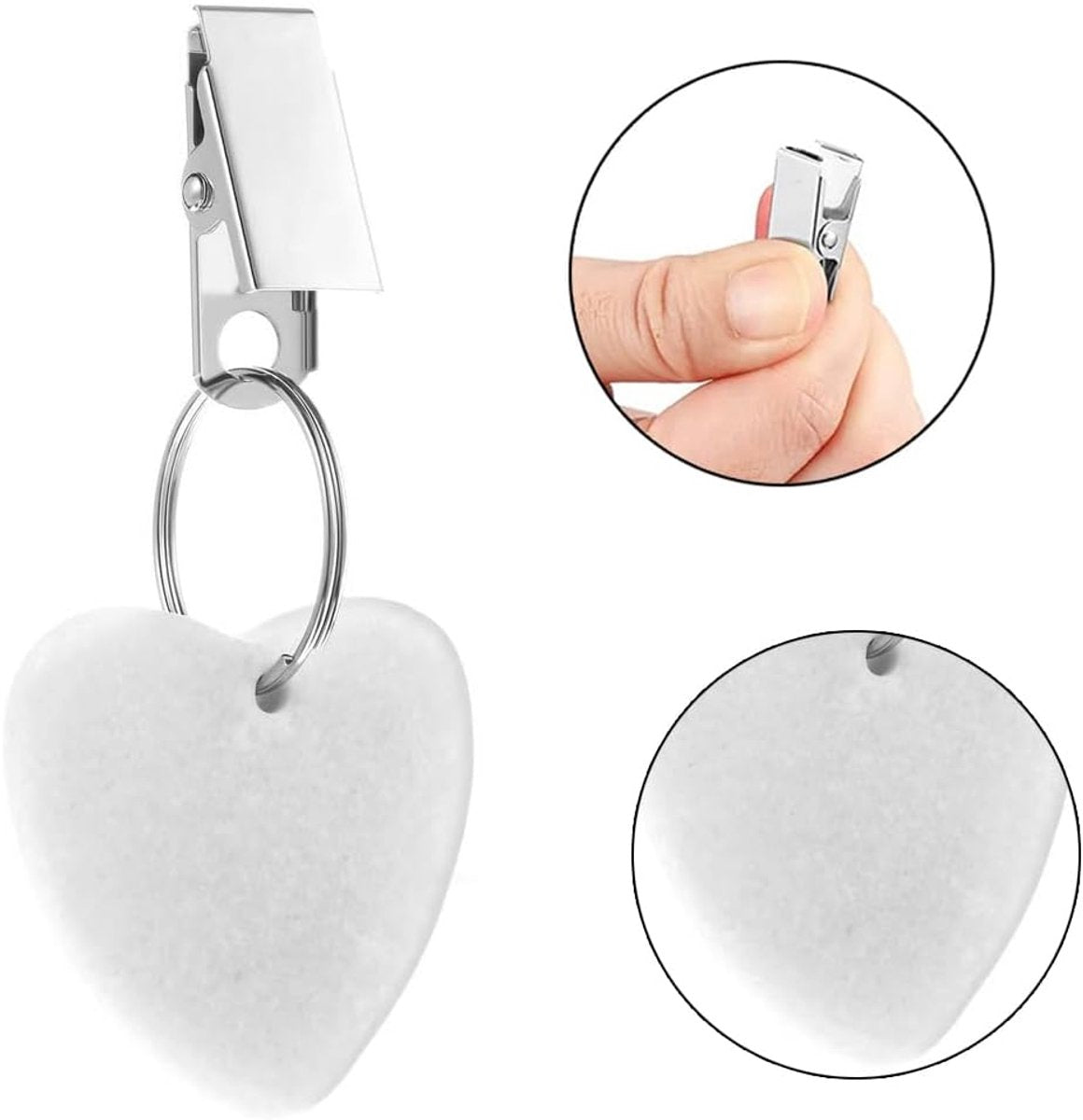 Table Weights - 6 pieces - Tablecloth Weights Heavy - Marble - Tablecloth Weights - White - Image 2
