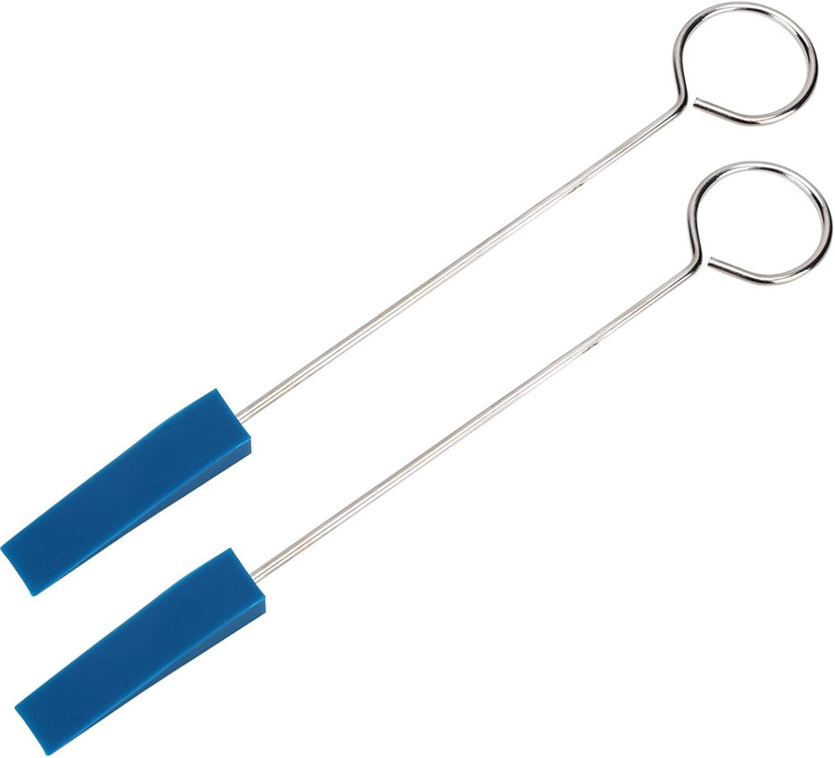 Professional Piano Tuning Kit - Set of 6 - 1x Piano Tuning Hammer, 2x Long Dampers, 2x Short Mutes with Handle, 1x Temperament Strip - Piano Tuner Tool - Professional Metal Rubber Tuning Mute Kit - Blue - Image 2