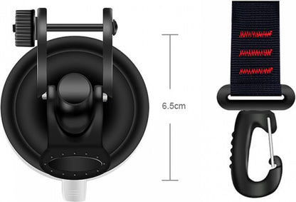 4 pieces - hooks - with suction cup - Powerful Suction Cup Anchor - ABS - Black - Multifunctional - large suction cup - without drilling - for camper, house tent, car awnings, canopies and car cover - Image 4