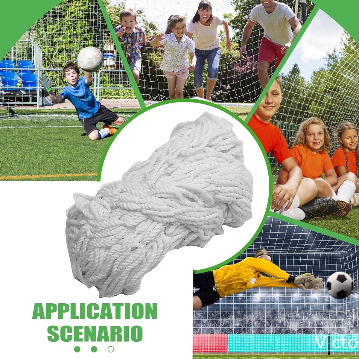 Soccer Net (Net Only) - 3x2M - Replacement net for soccer goals - Image 5