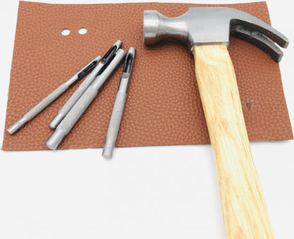 5 Pieces - Belt Punch Pliers - 5 Sizes - Punch Pliers - Leatherworking Tools - Eyelet Pliers - Silver - Steel - 2/3/4/6/8mm - Image 4