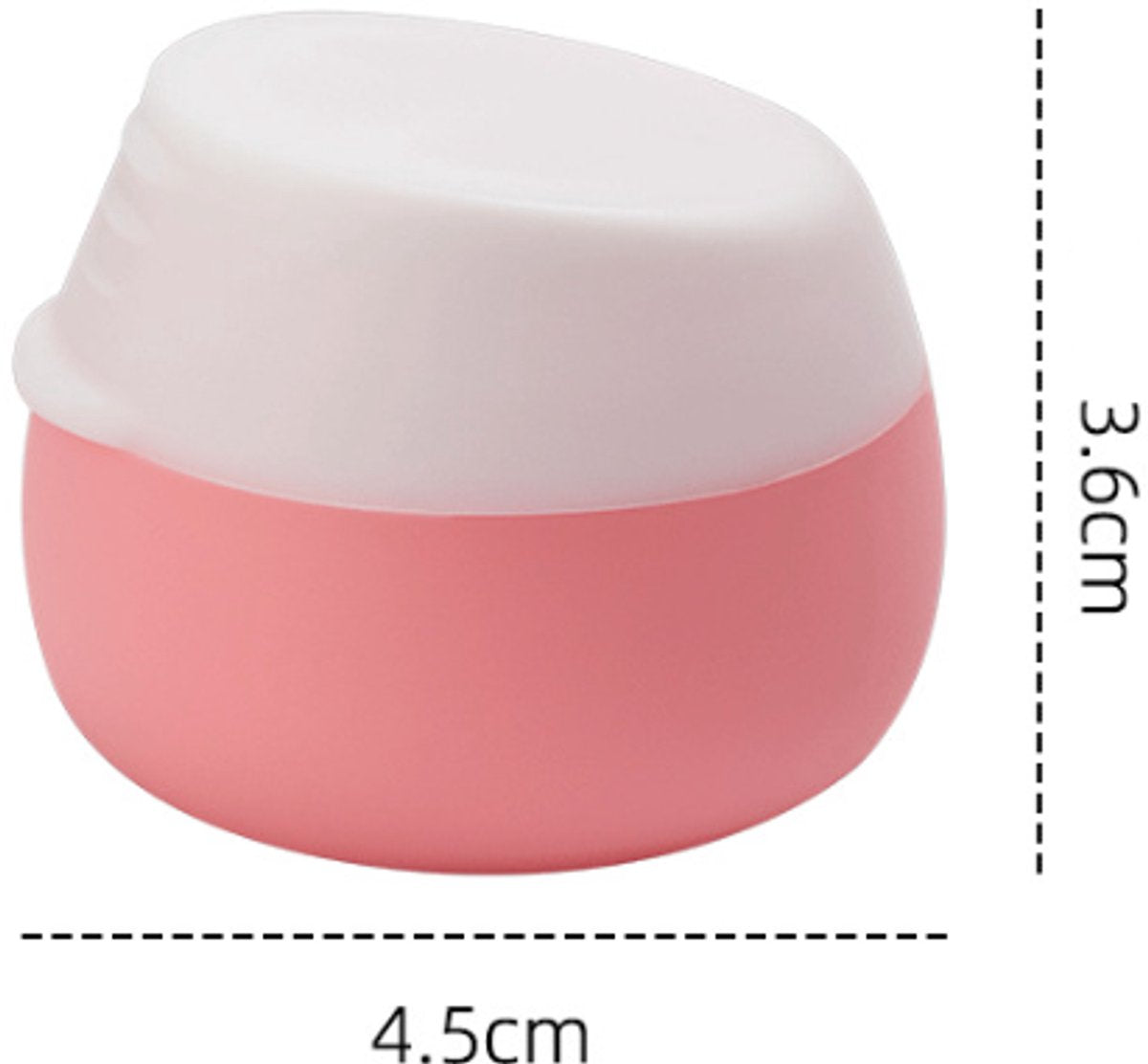 Travel Cosmetic Jars with Lids - Travel Cosmetic Containers - Pack of 4 - 20ml - Leakproof - Empty Makeup - with Sealed Lids - for Travel, Home & Outdoor - Silicone - Image 5