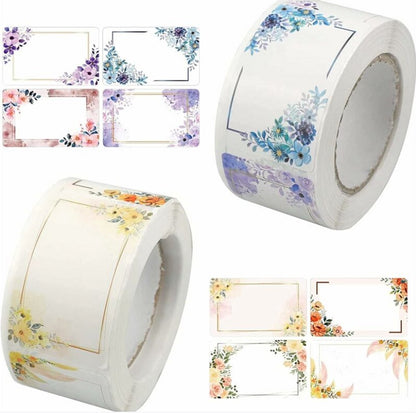 Self-adhesive jam stickers - 250 pieces - 2 pieces - Ideal for jam jars - Labels - Kitchen label - spice jar labels